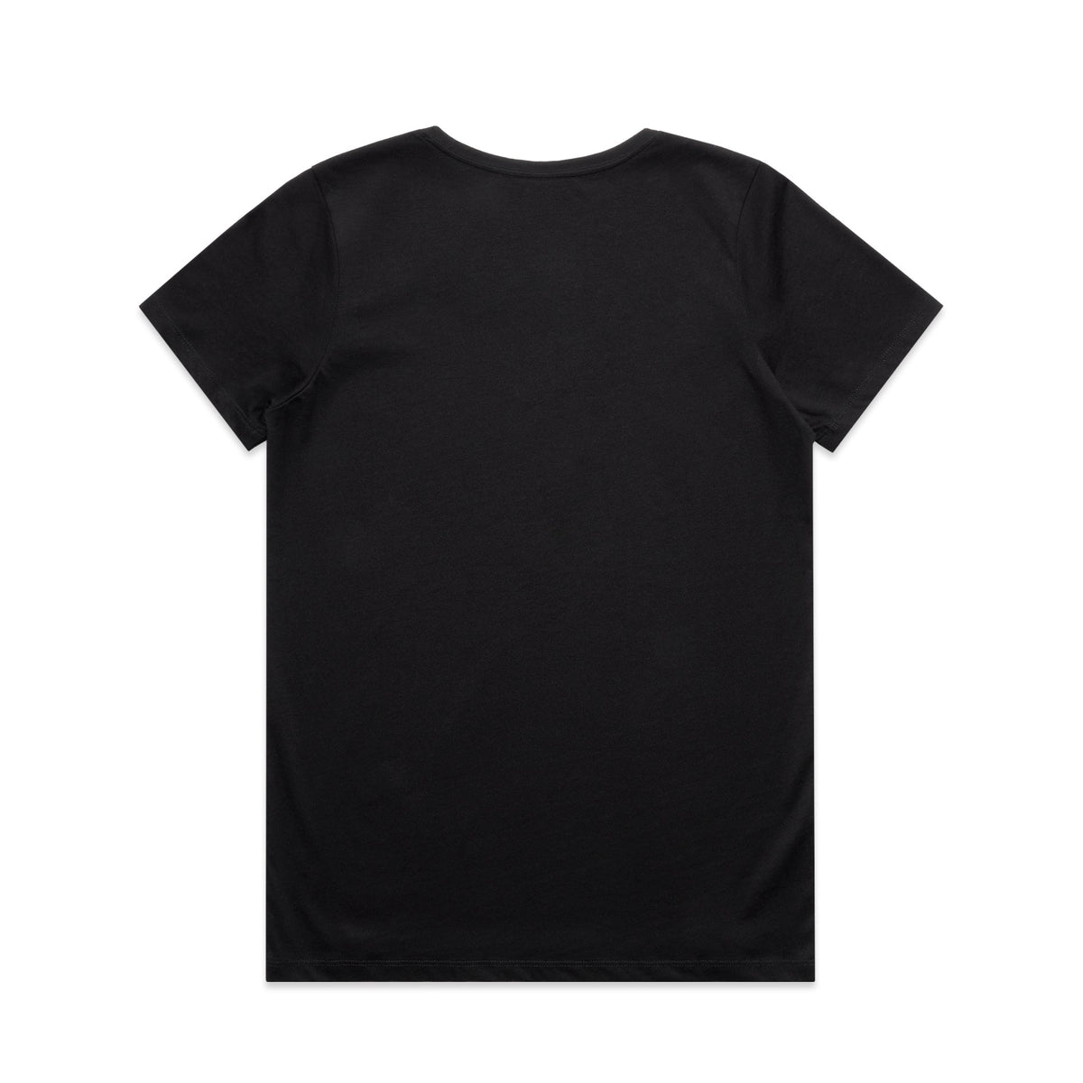 Wo's Maple Scoop Tee 4019 - Black - Back