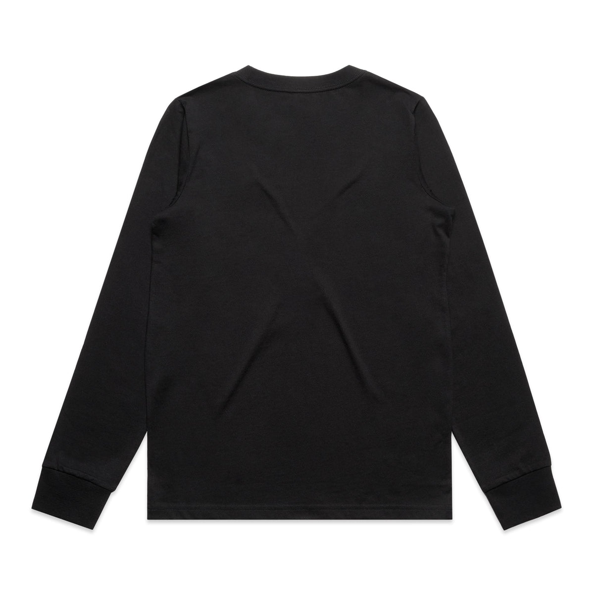 Wo's Maple L/S Tee 4020 - Black - Back
