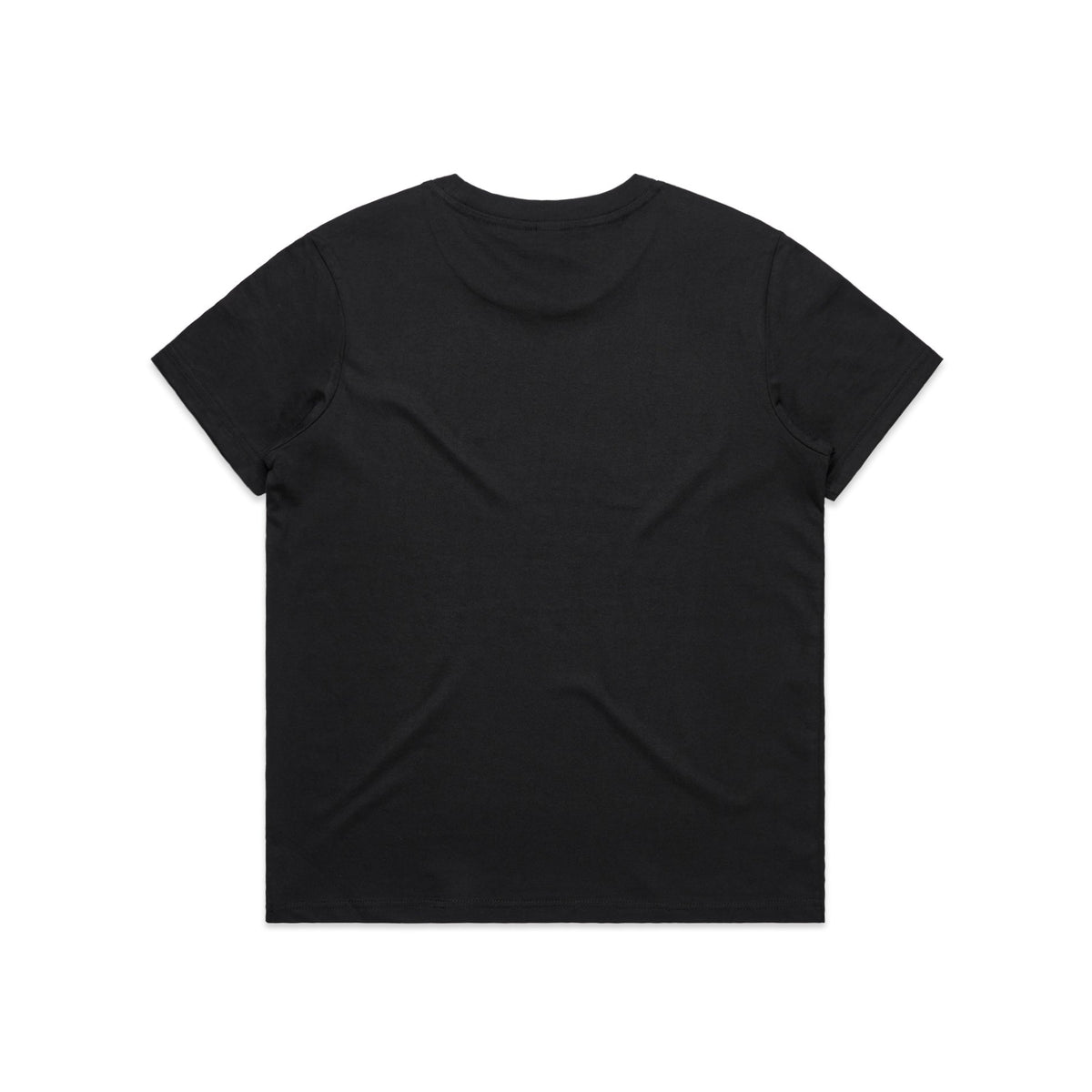 Wo's Maple Minus Tee [-8cm] 4025 - Black - Back