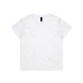 Wo's Maple Minus Tee [-8cm] 4025 - White - Front