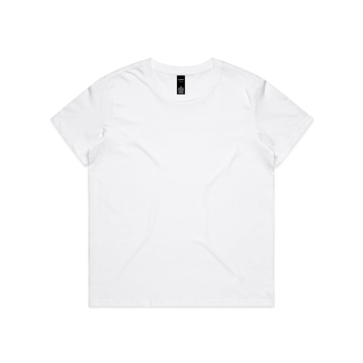 Wo's Maple Minus Tee [-8cm] 4025 - White - Front