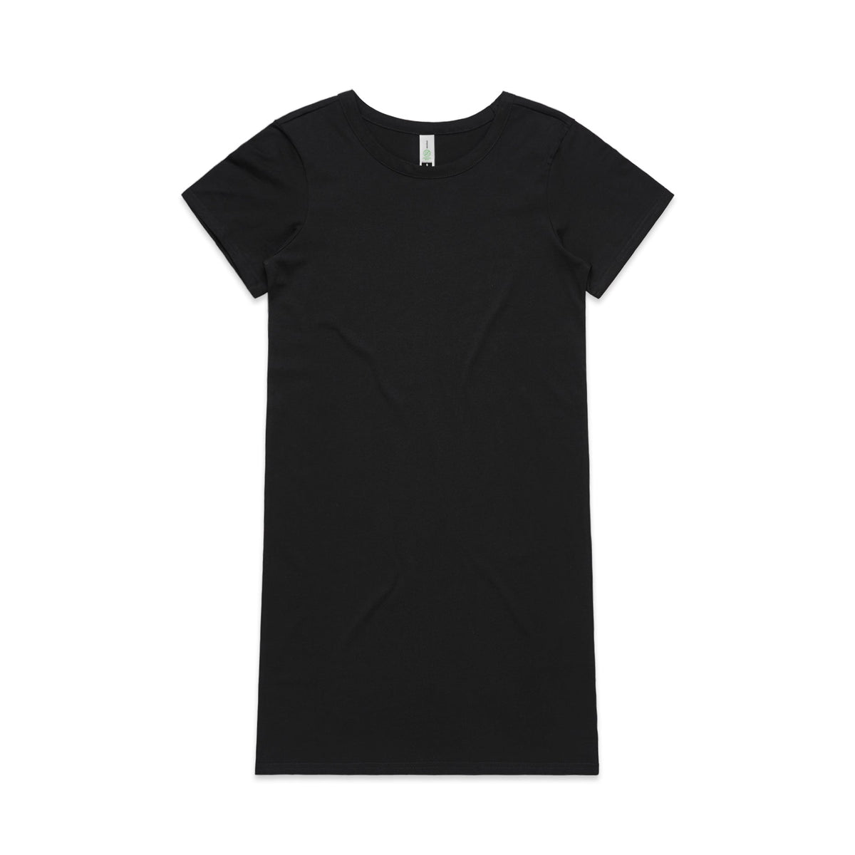 Wo's Mika Organic S/S Dress 4028S - Black - Front