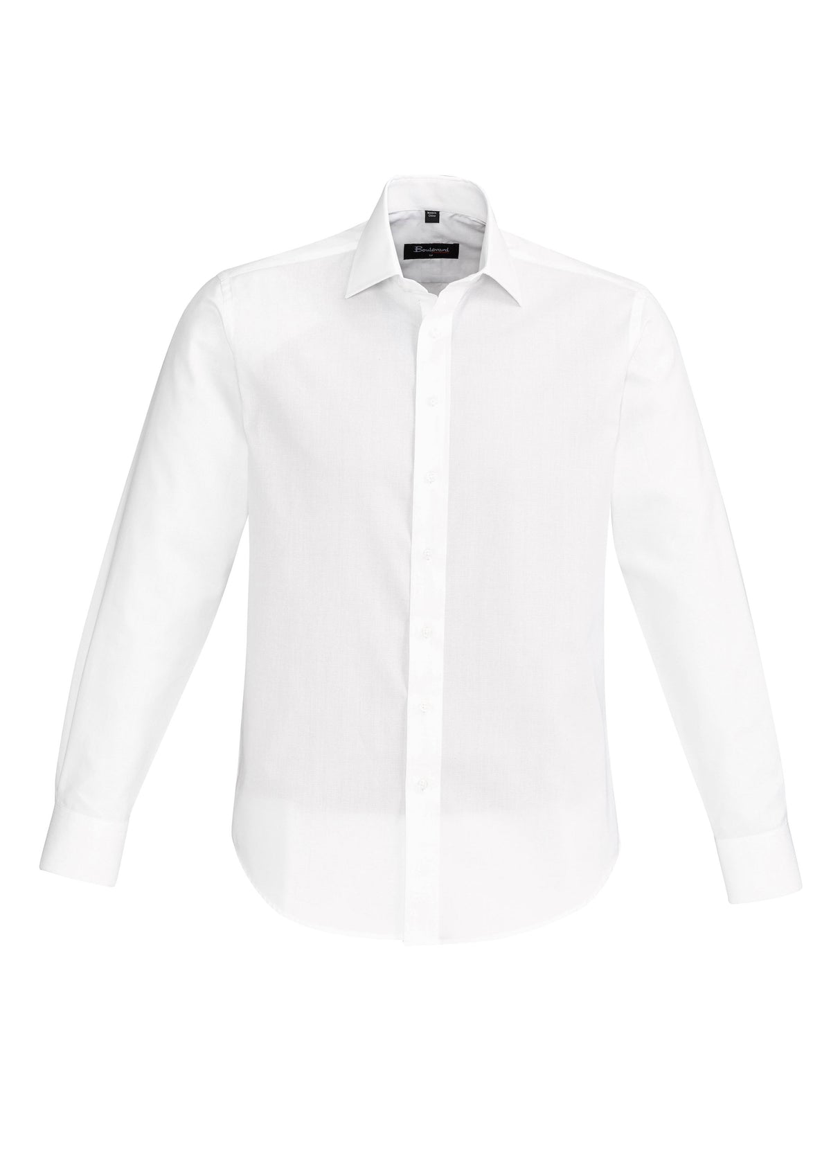 Hudson Mens Long Sleeve Shirt - White - Front