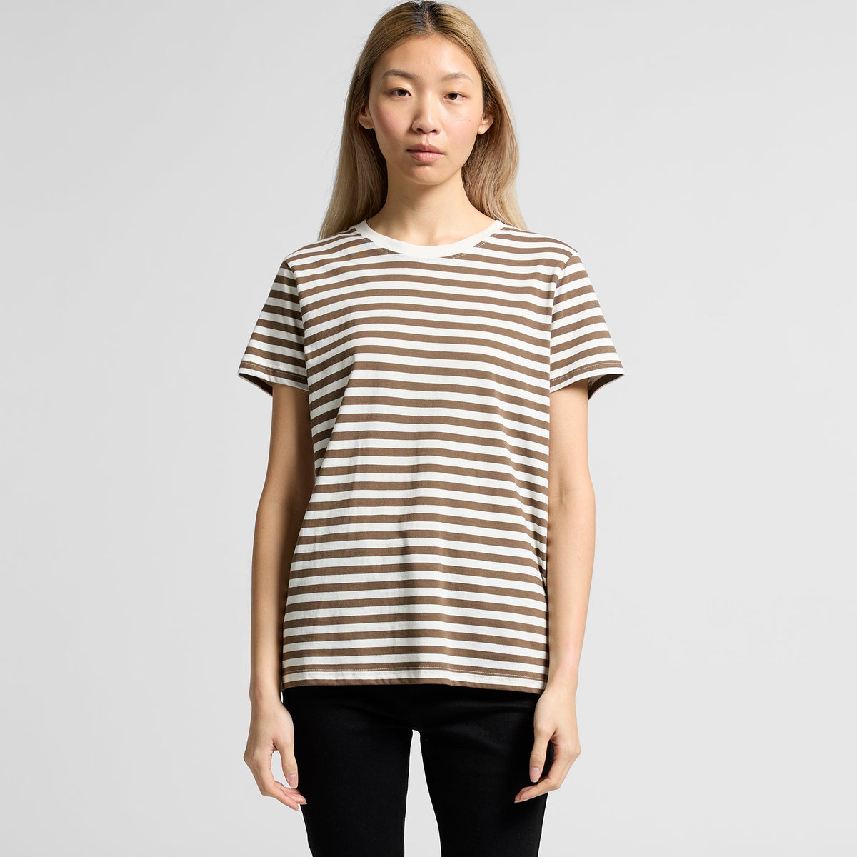 Wo's Maple Stripe Tee 4037