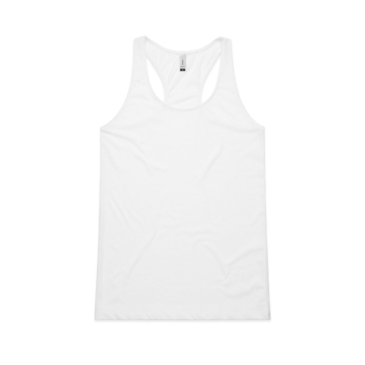 Wo's Balance Racerback Singlet 4044S - White - Front