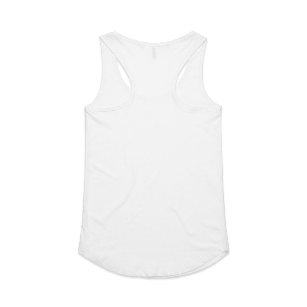 Wo's Yes Racerback Singlet 4045 - White - Back