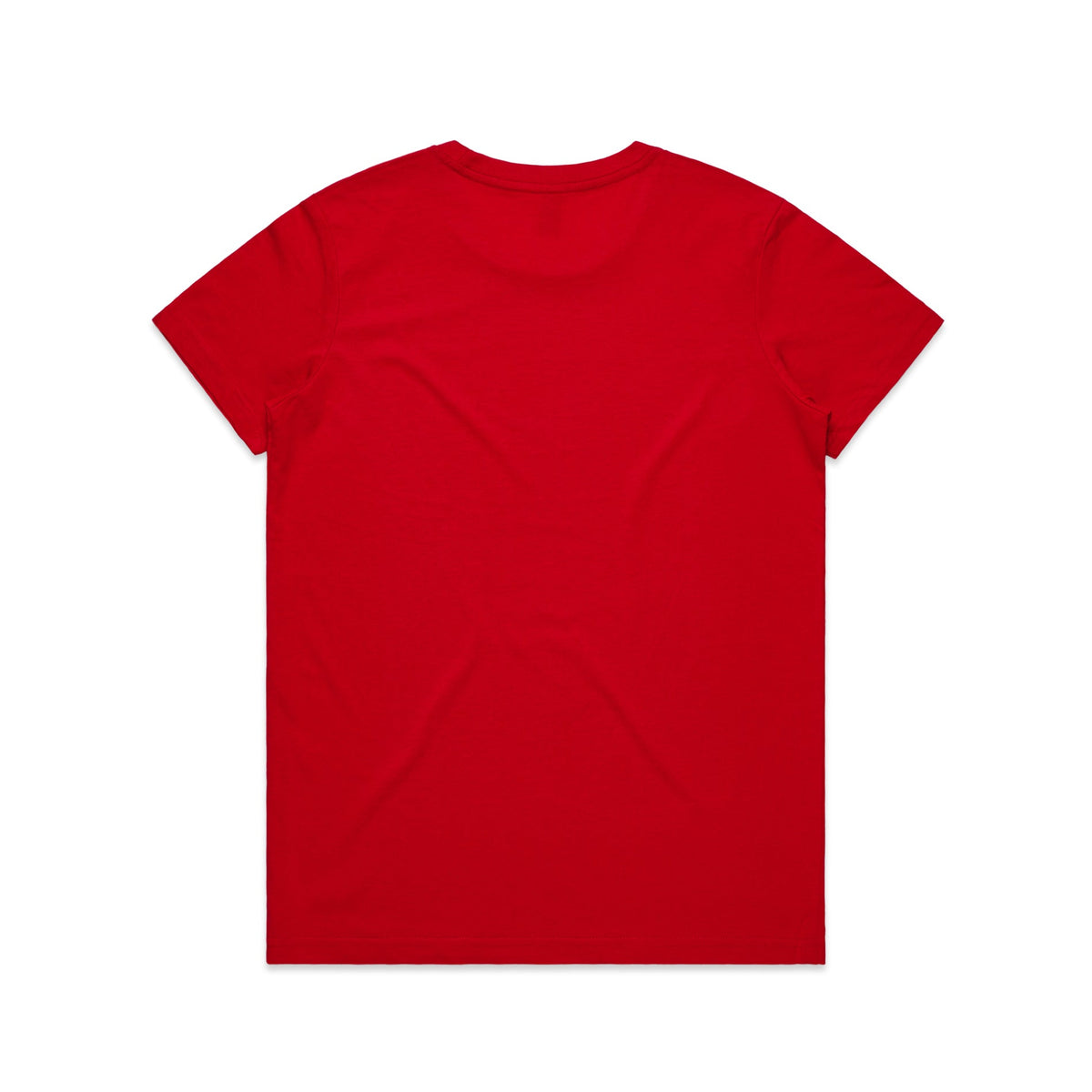 Wo's Basic Tee 4051 - Red - Back