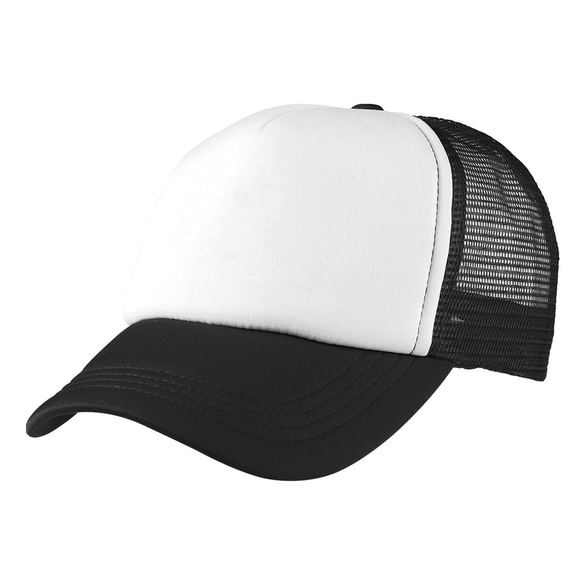 Foam Mesh Trucker - Black / White - Front