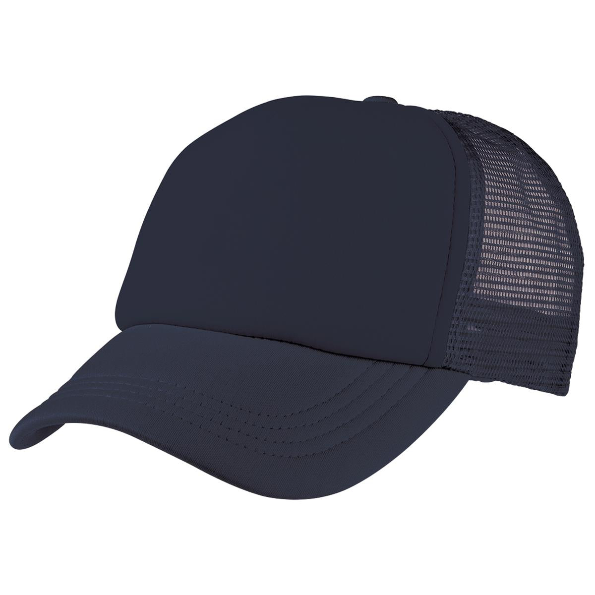Foam Mesh Trucker - Navy / Navy - Front