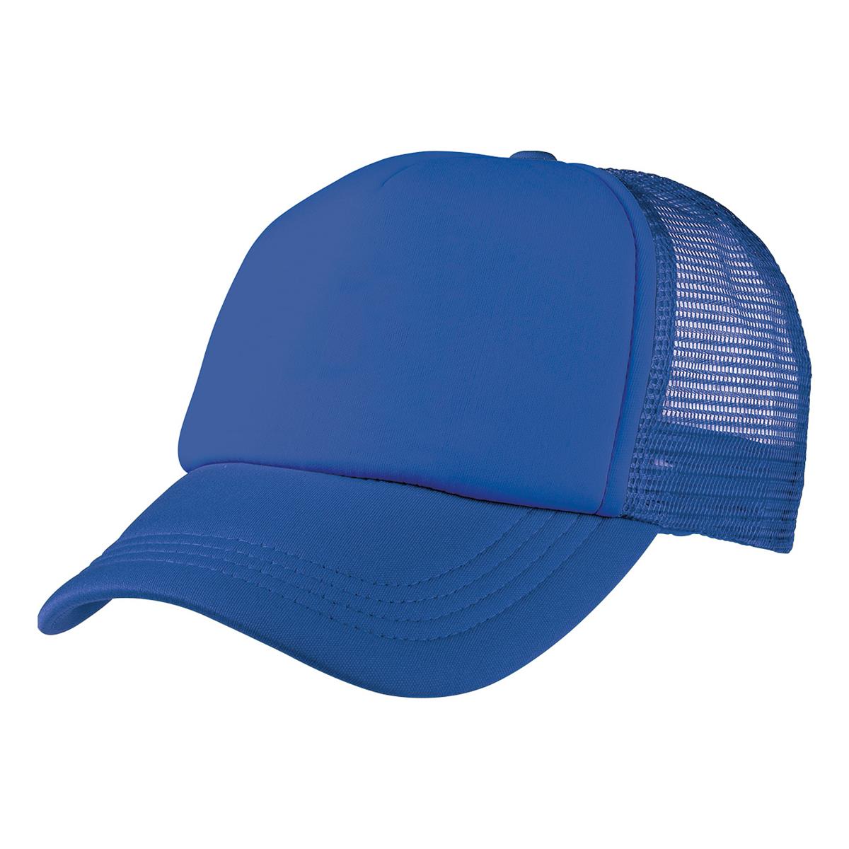Foam Mesh Trucker - Royal / Royal - Front