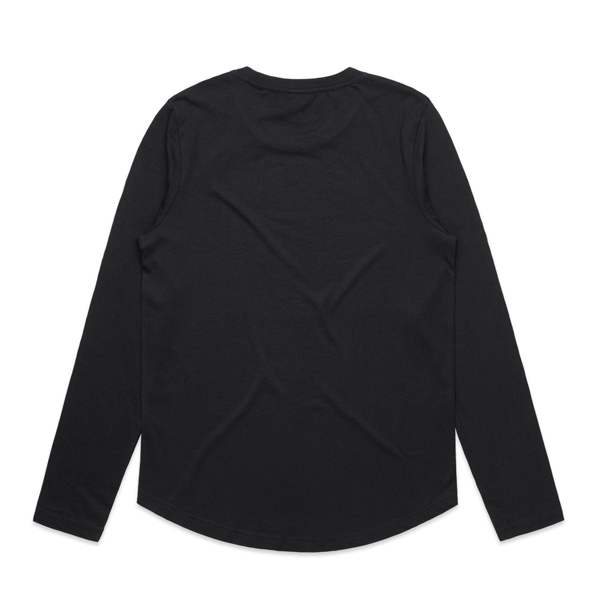 Wo's Curve L/S Tee 4055S - Black - Back