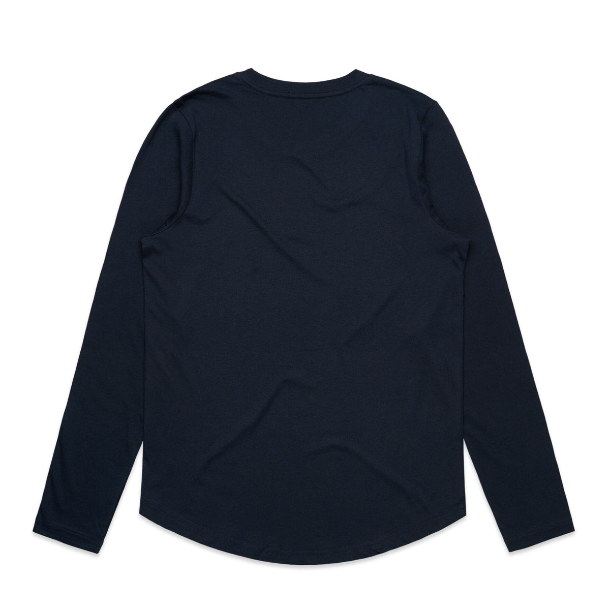 Wo's Curve L/S Tee 4055S - Navy - Back