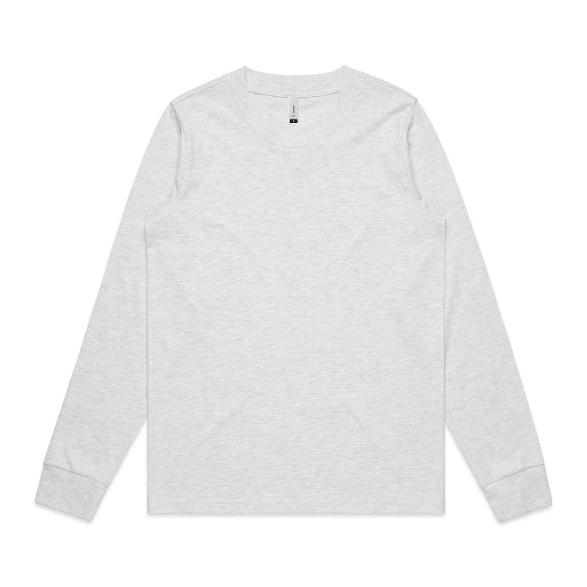 Wo's Dice L/S Tee 4056 - Ash Heather - Front