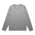 Wo's Sophie L/S Tee 4059S - Grey Marle - Front