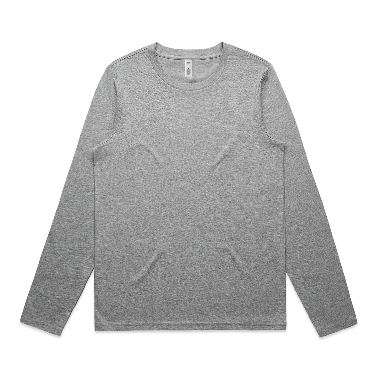 Wo's Sophie L/S Tee 4059S - Grey Marle - Front