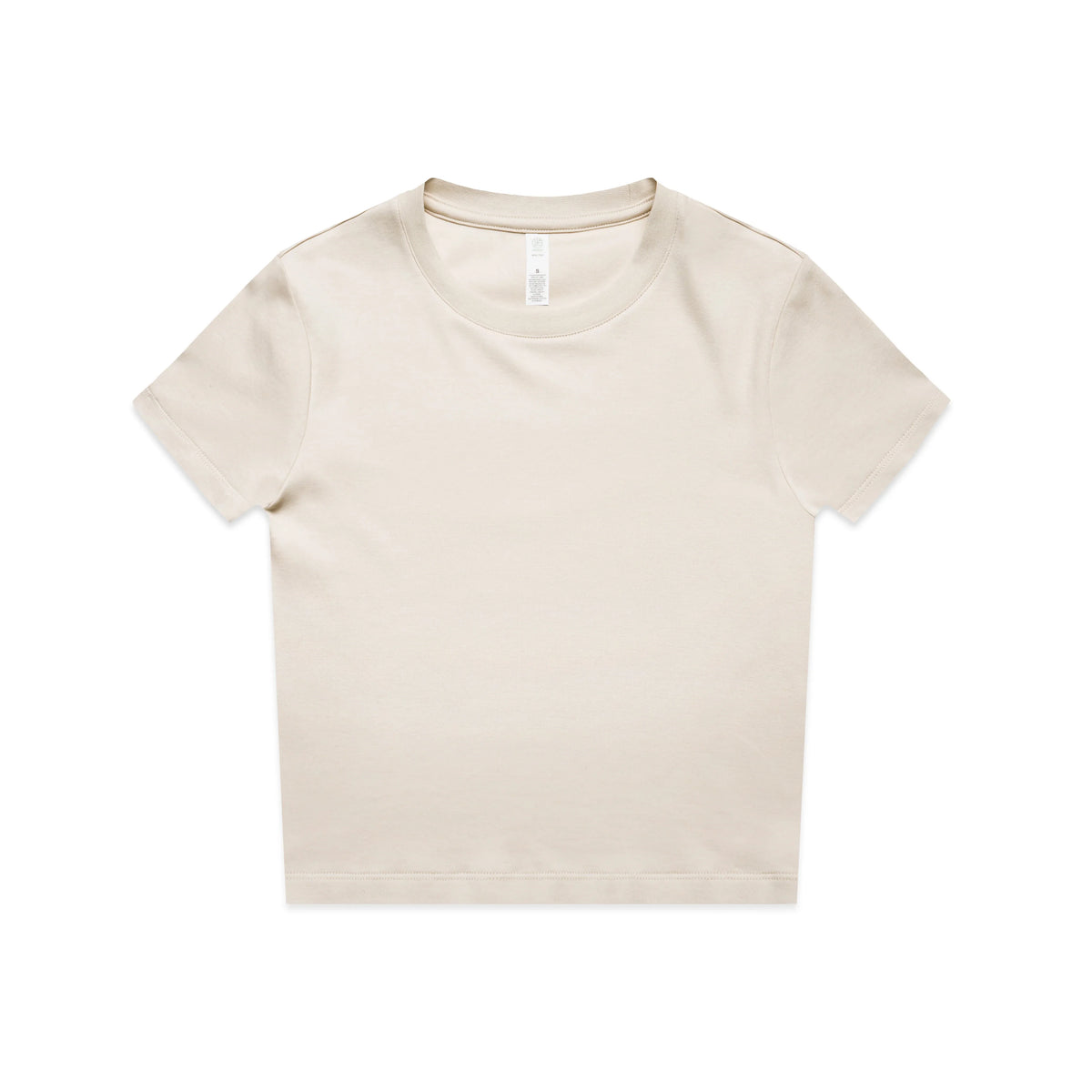 Wo's Organic Mini Tee 4061 - Bone - Front