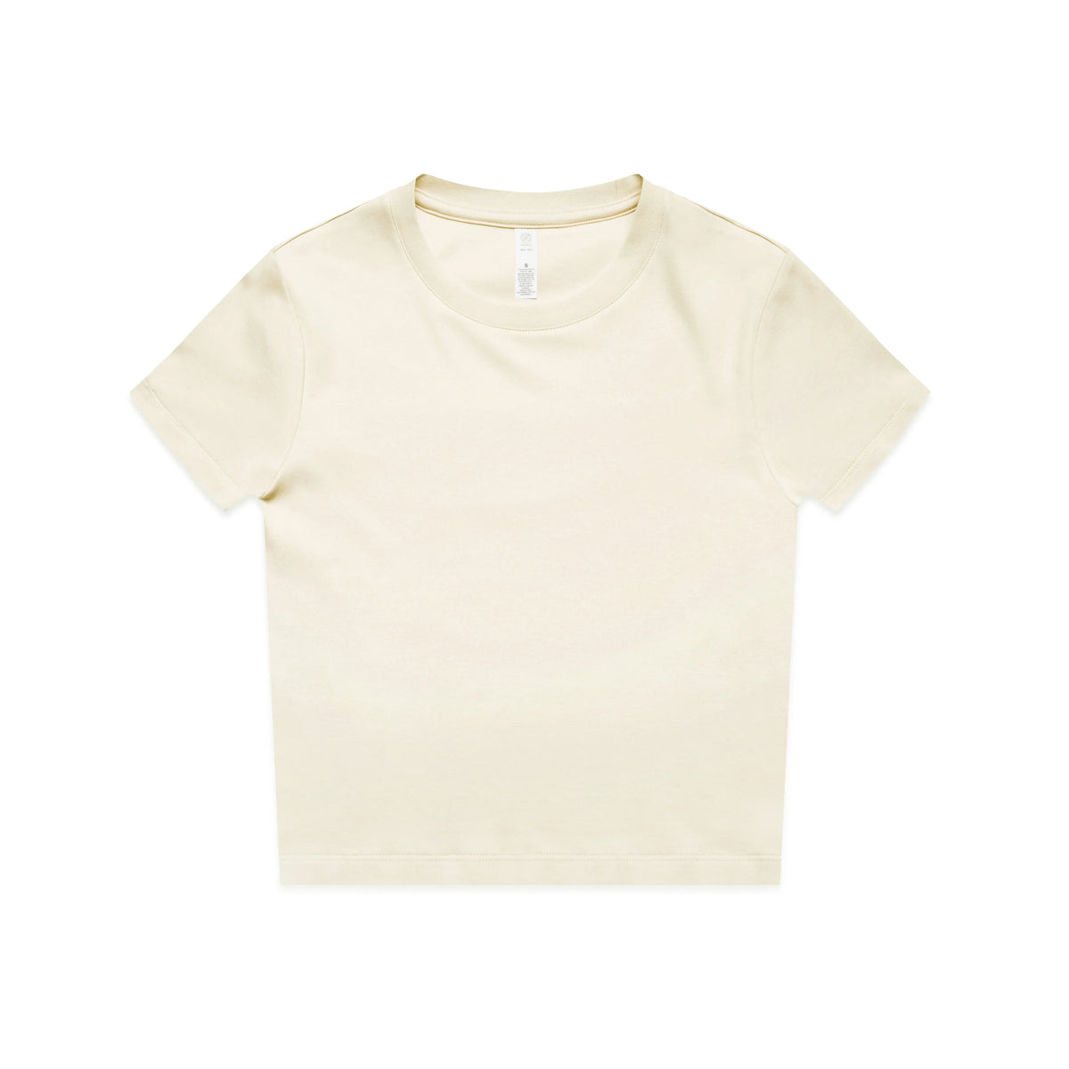 Wo's Organic Mini Tee 4061 - Ecru - Front