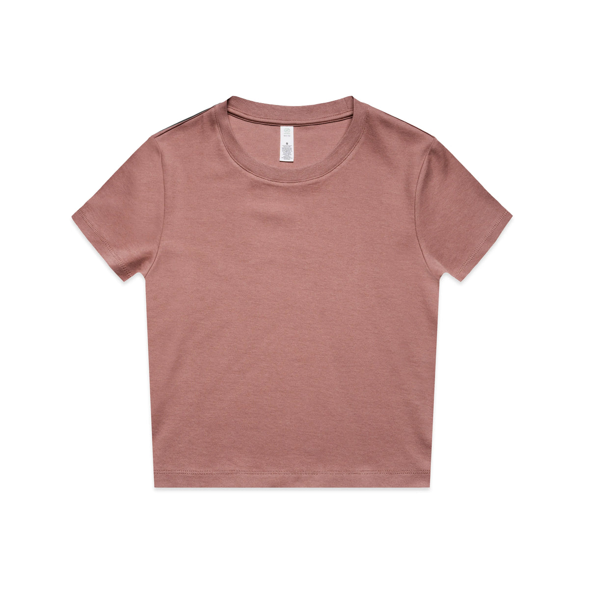 Wo's Organic Mini Tee 4061 - Hazy Pink - Front