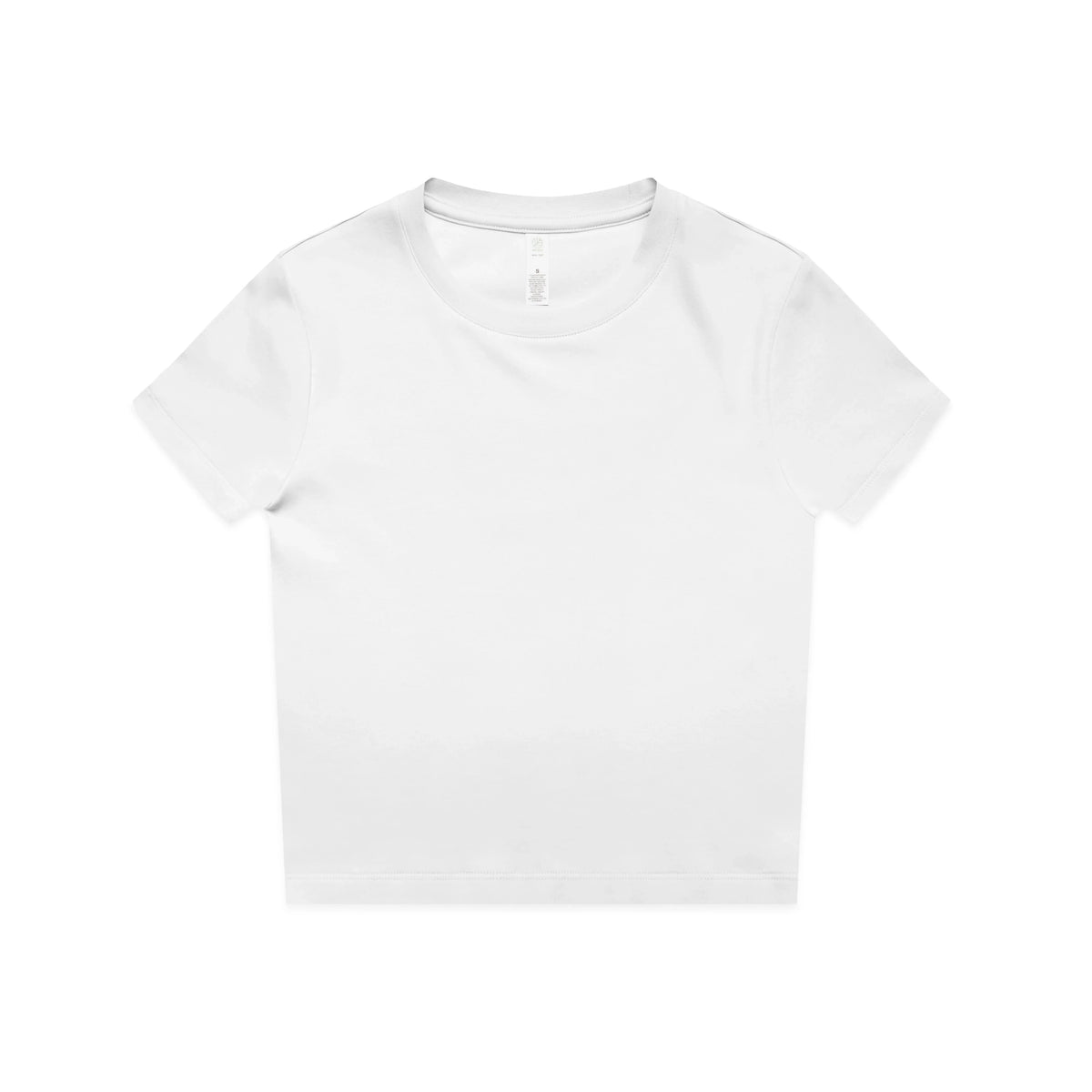 Wo's Organic Mini Tee 4061 - White - Front