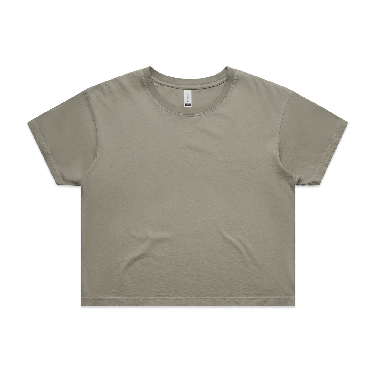 Wo's Faded Crop Tee 4062FS - Faded Dust - Front