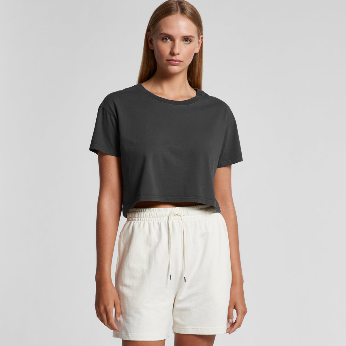 Wo's Faded Crop Tee 4062F