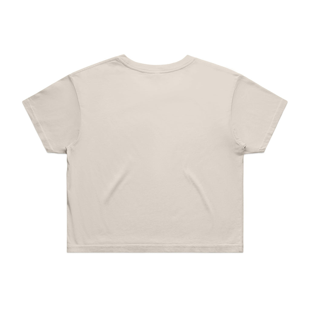 Wo's Crop Tee 4062 - Bone - Back