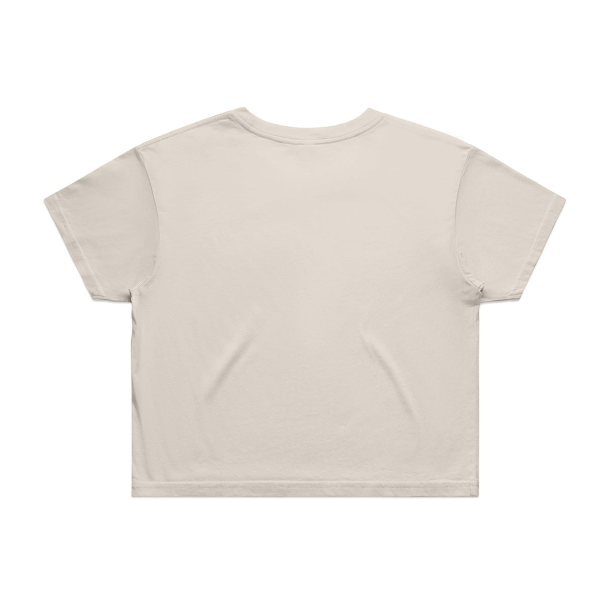 Wo's Crop Tee 4062 - Bone - Back