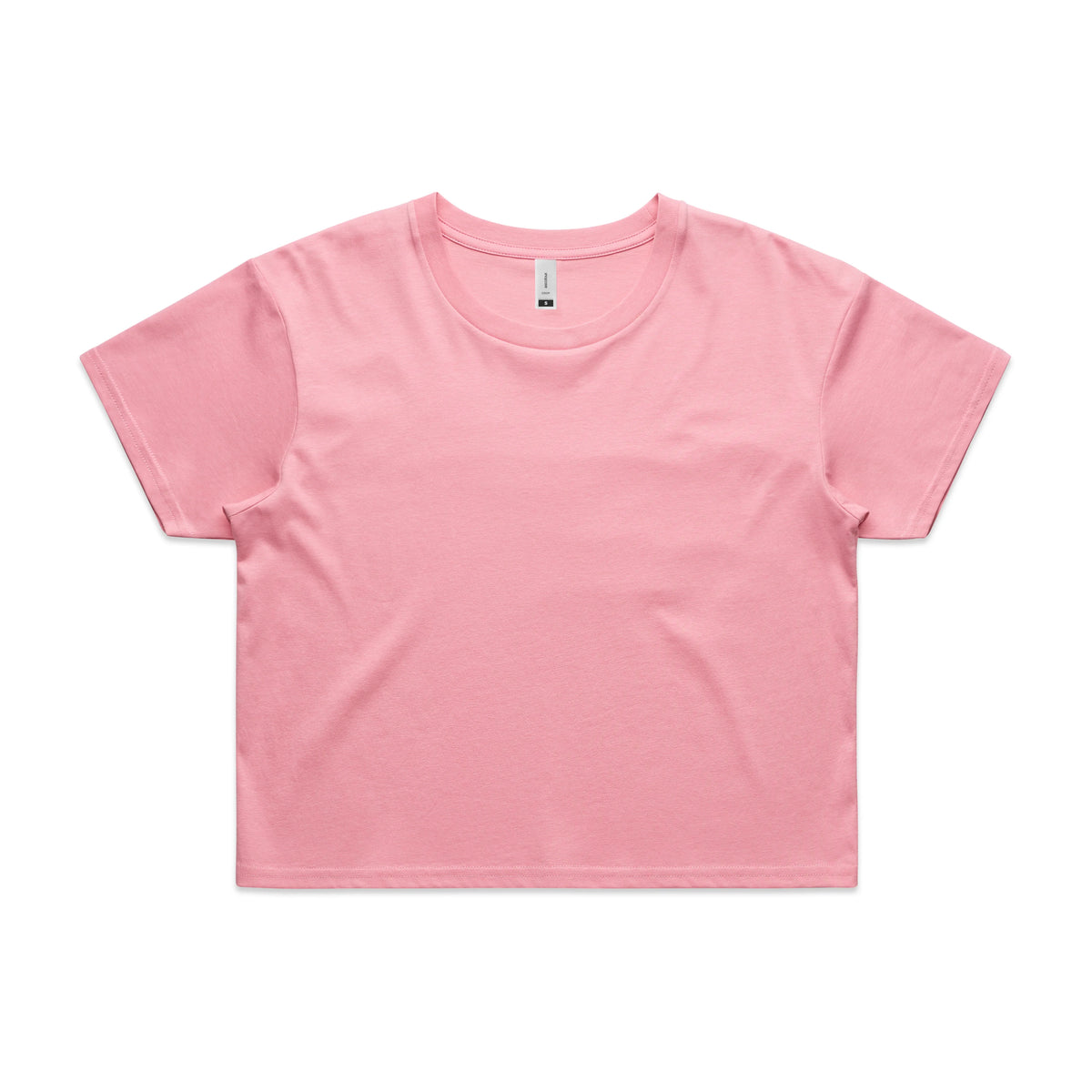 Wo's Crop Tee 4062 - Bubblegum - Front