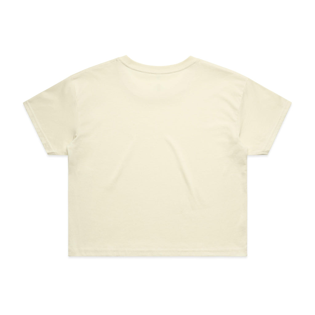 Wo's Crop Tee 4062 - Butter - Back