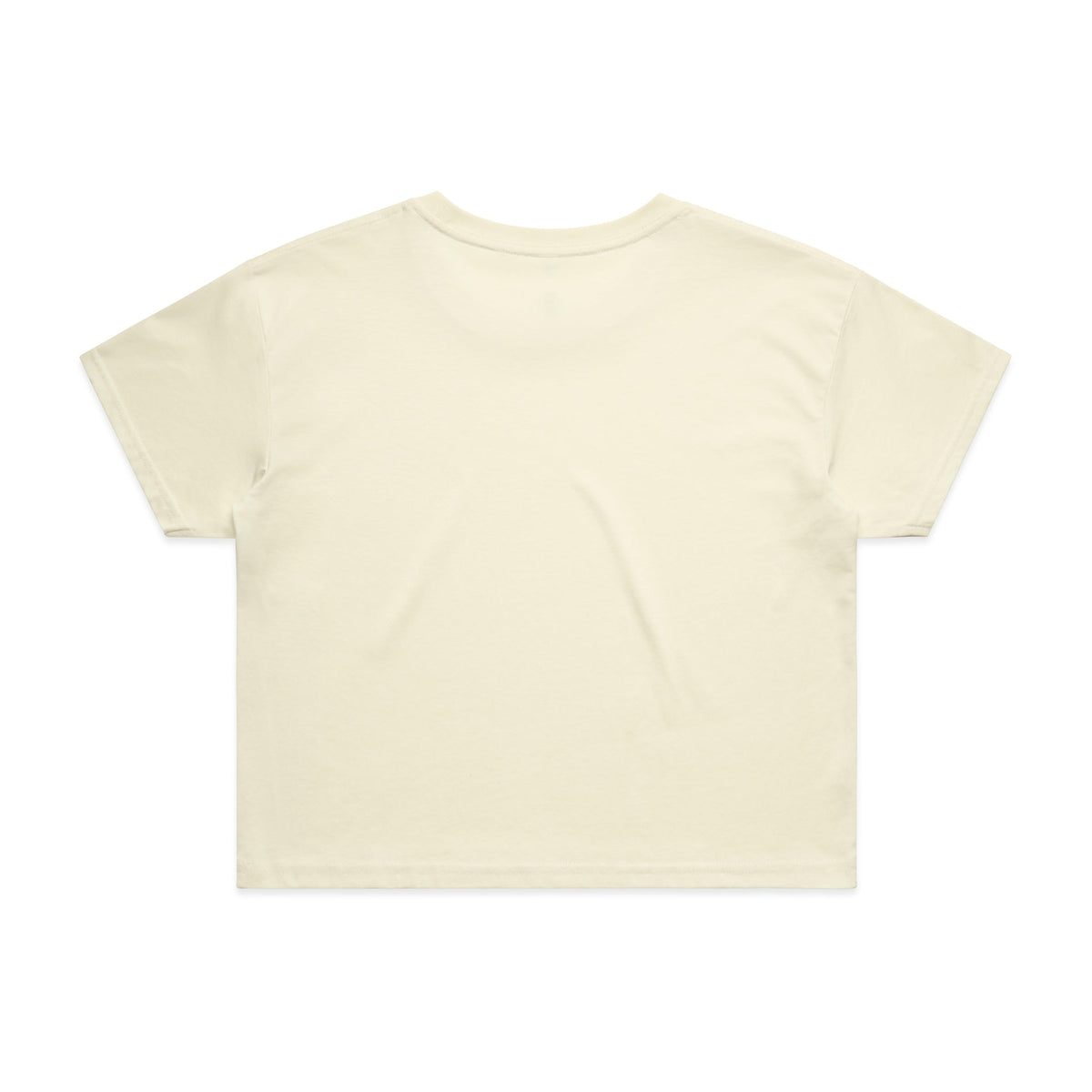 Wo's Crop Tee 4062 - Butter - Back