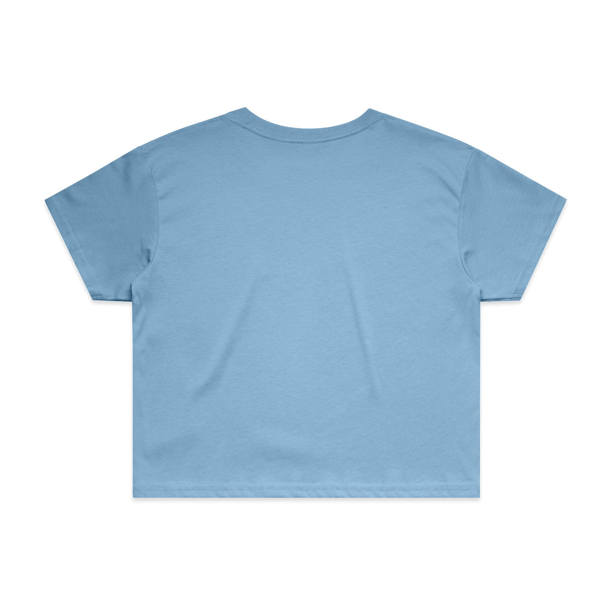 Wo's Crop Tee 4062 - Carolina Blue - Back