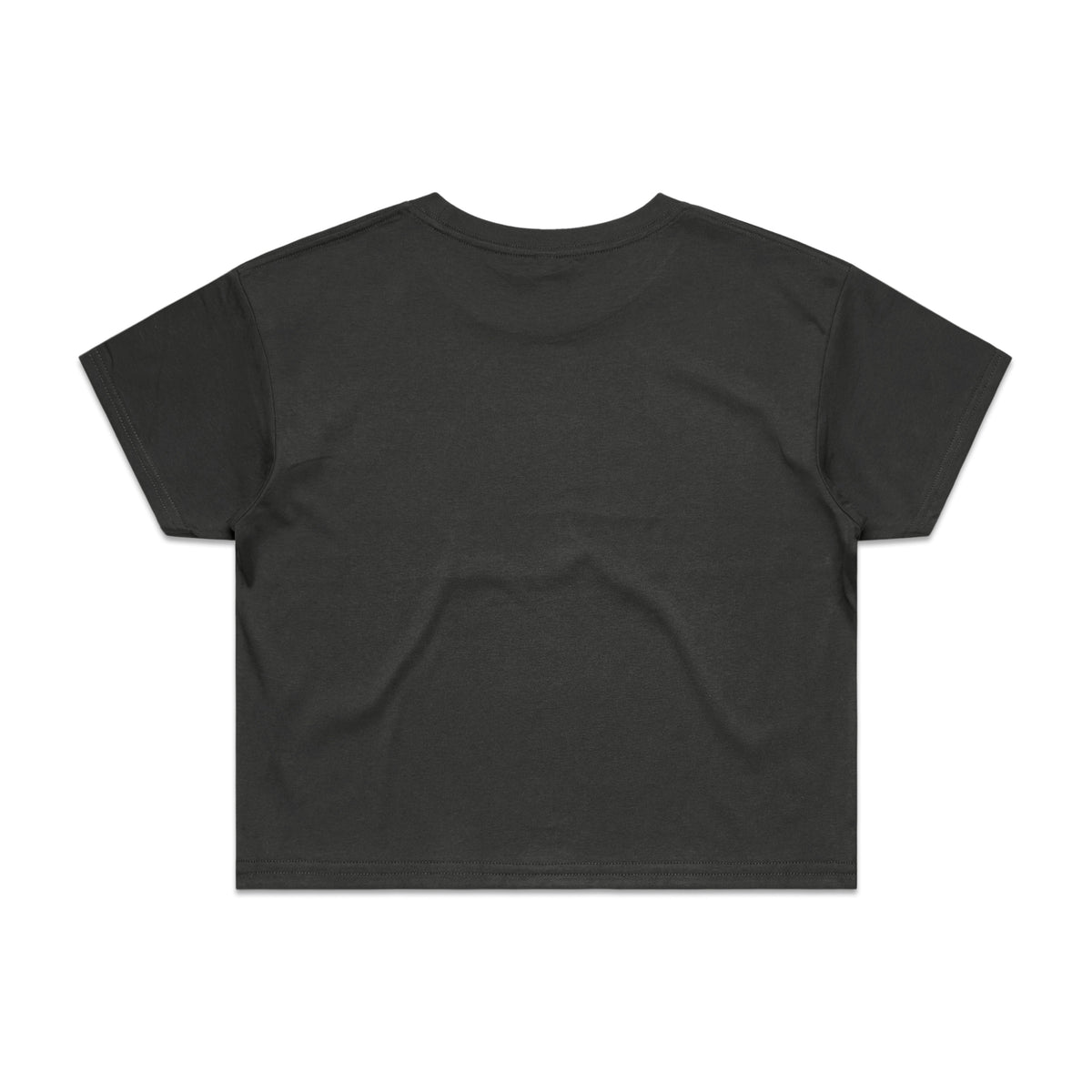 Wo's Crop Tee 4062 - Coal - Back