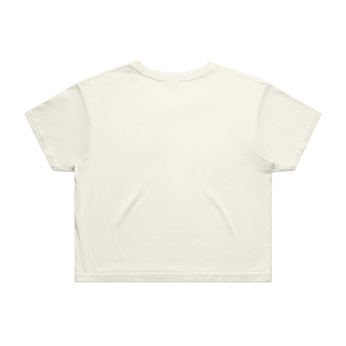 Wo's Crop Tee 4062 - Ecru - Back