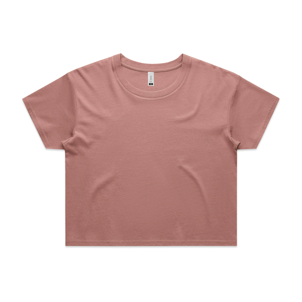 Wo's Crop Tee 4062 - Hazy Pink - Front