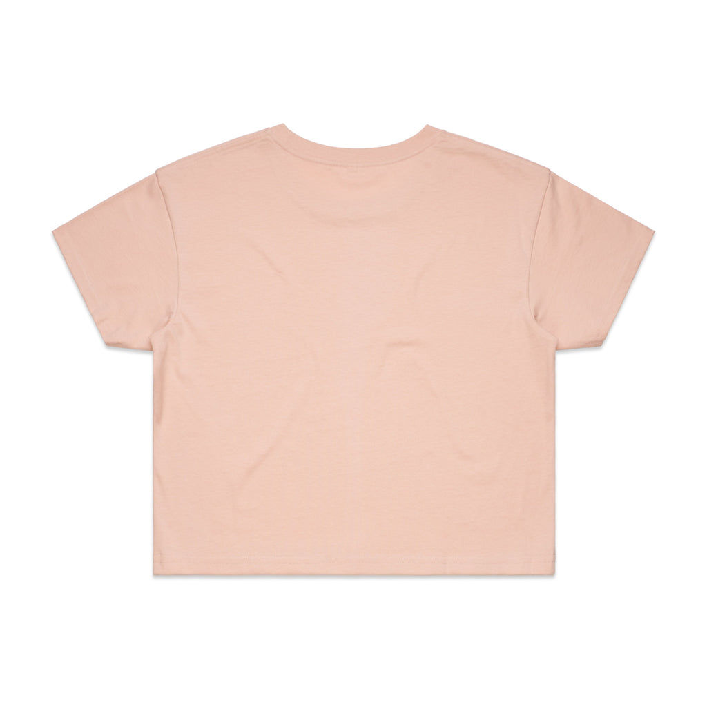 Wo's Crop Tee 4062 - Pale Pink - Back