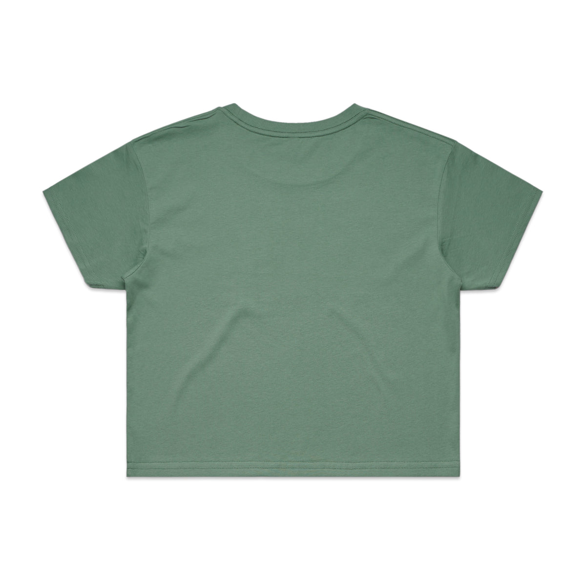 Wo's Crop Tee 4062 - Sage - Back