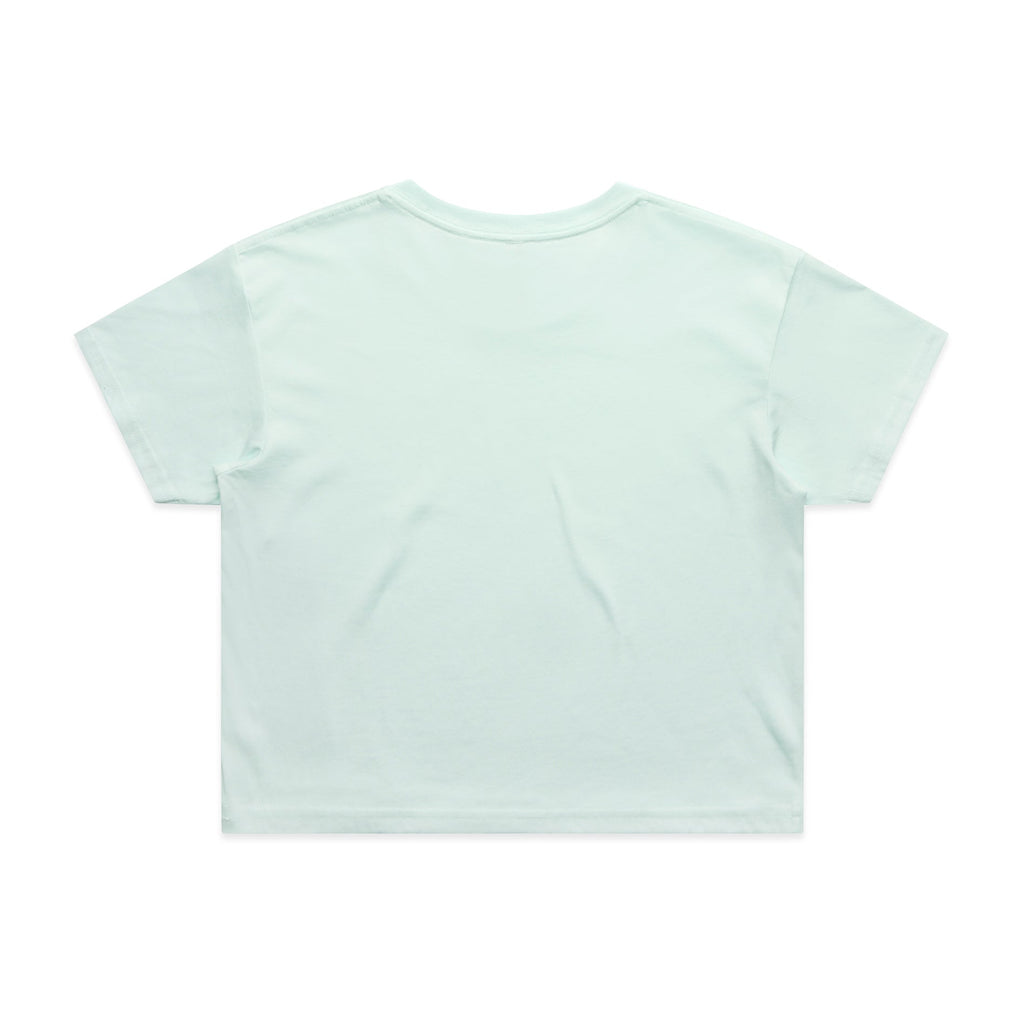 Wo's Crop Tee 4062 - Seafoam - Back