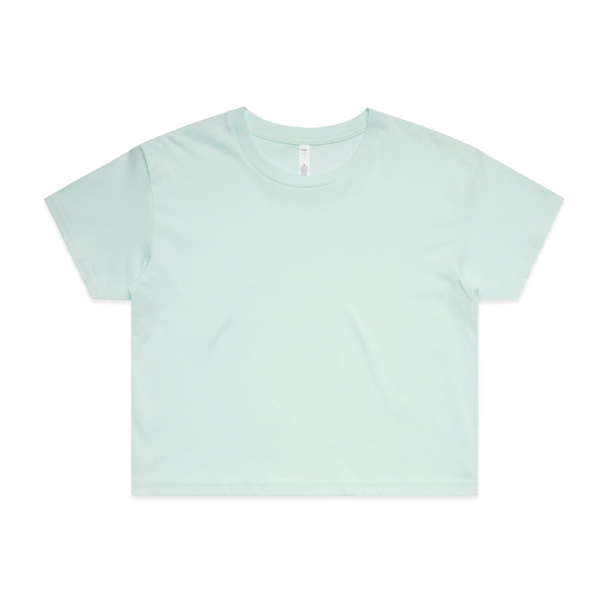 Wo's Crop Tee 4062 - Seafoam - Front