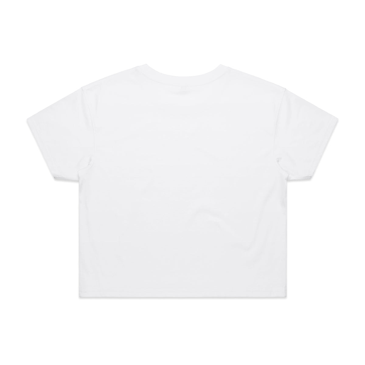 Wo's Crop Tee 4062 - White - Back