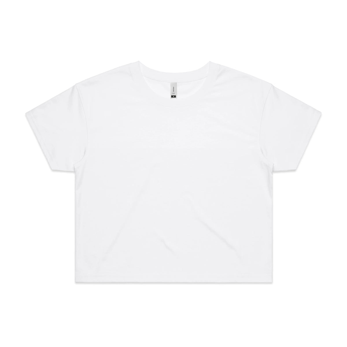 Wo's Crop Tee 4062 - White - Front
