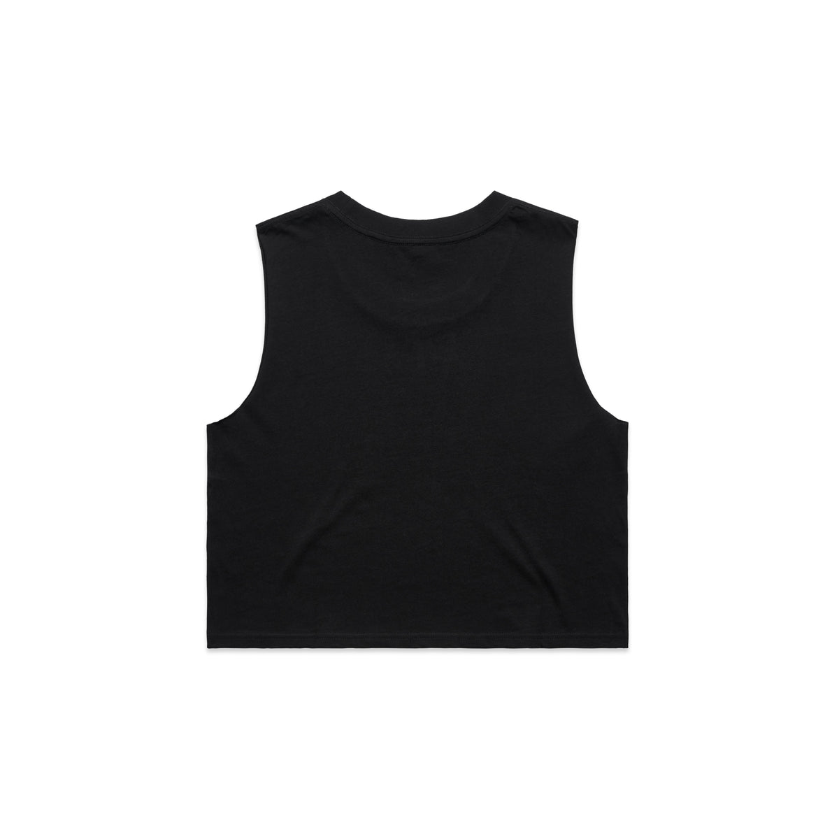 Wo's Crop Tank 4068S - Black - Back