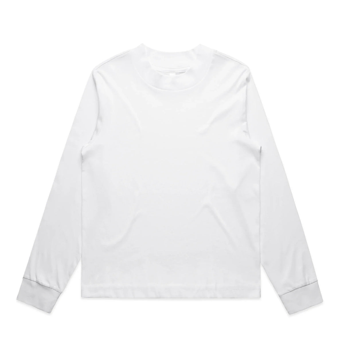 Wo's Mock L/S Tee 4070 - White - Front