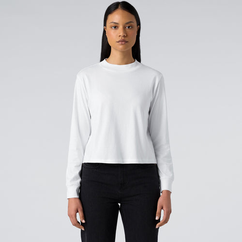 Wo's Mock L/S Tee 4070