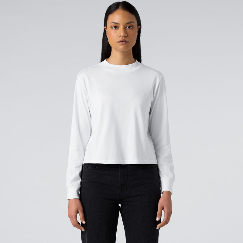 Wo's Mock L/S Tee 4070