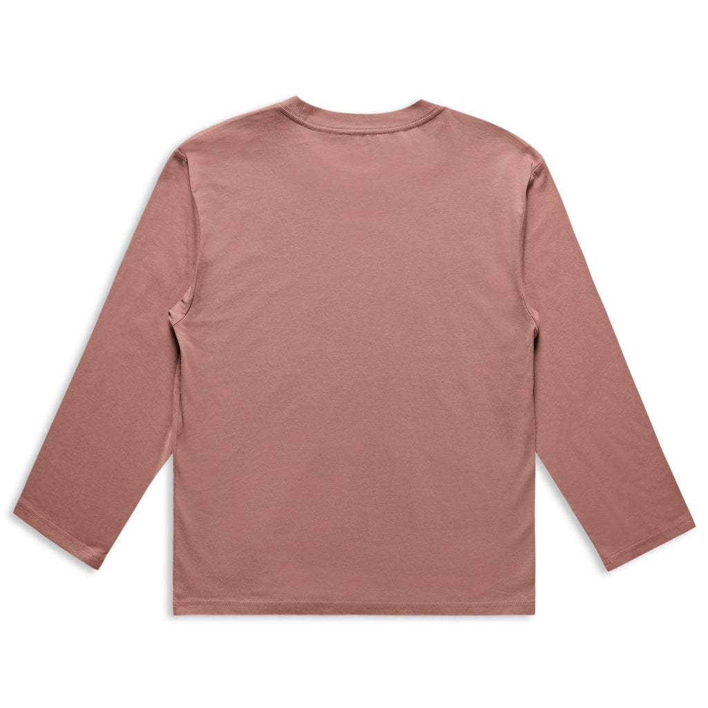 Wo's Martina L/S Tee 4071 - Hazy Pink - Back