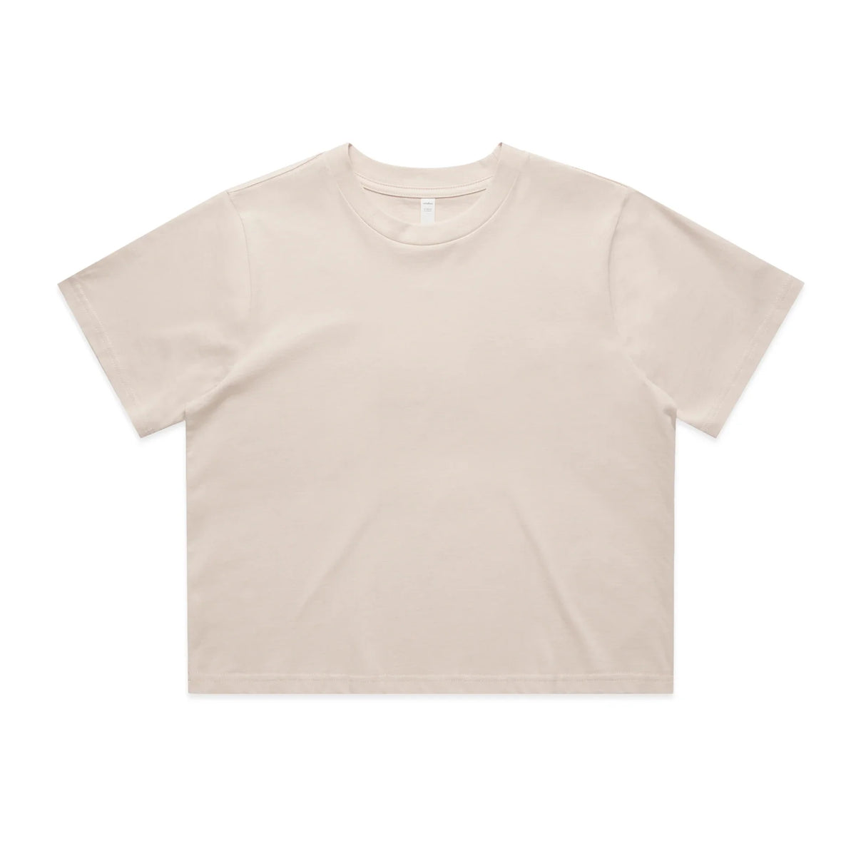 Wo's Classic Crop Tee 4072 - Bone - Front