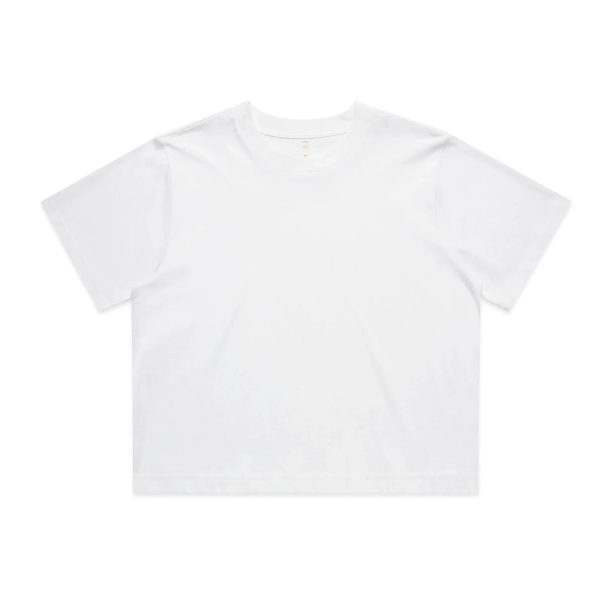 Wo's Classic Crop Tee 4072 - White - Front