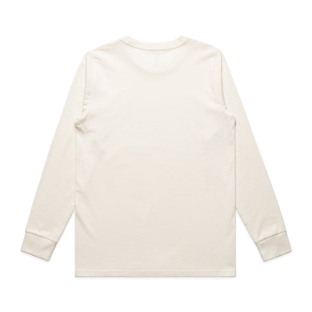 Wo's Classic L/S Tee 4073 - Ecru - Back