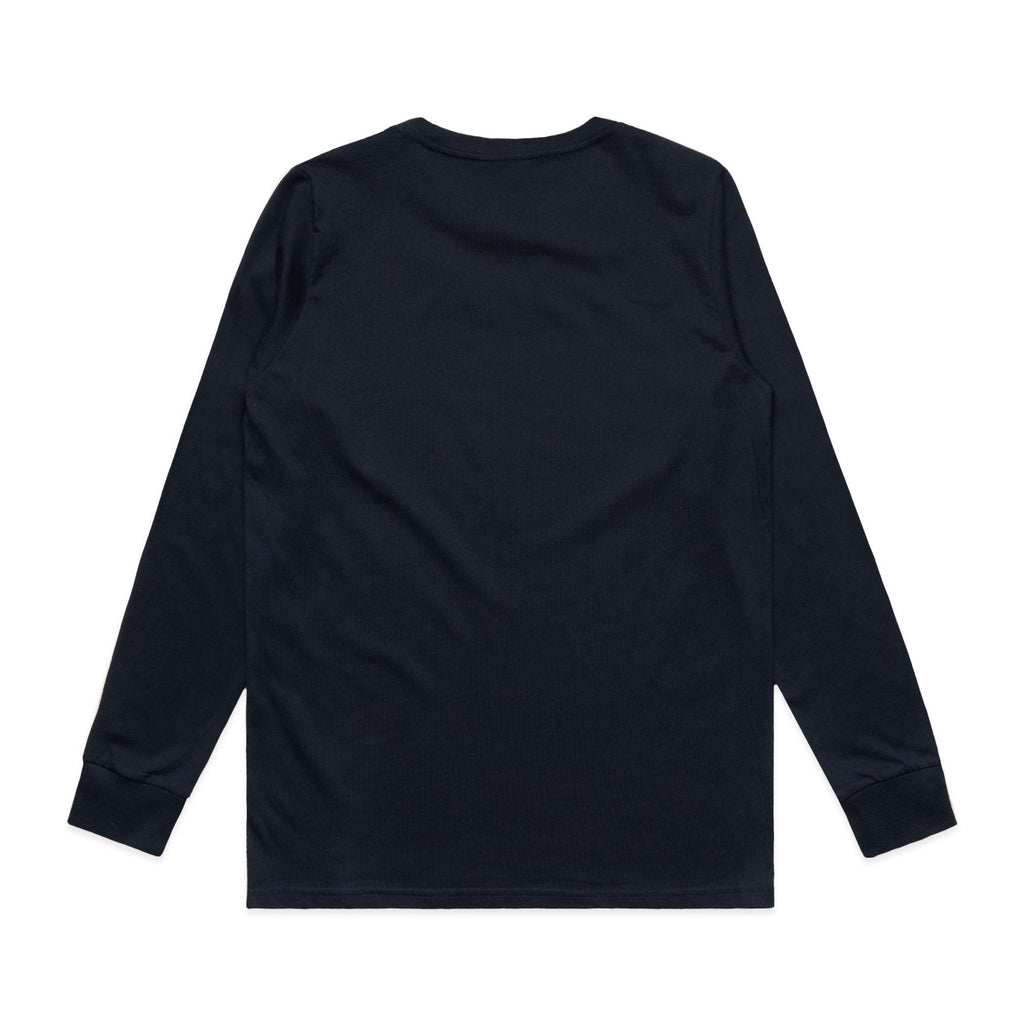 Wo's Classic L/S Tee 4073 - Navy - Back