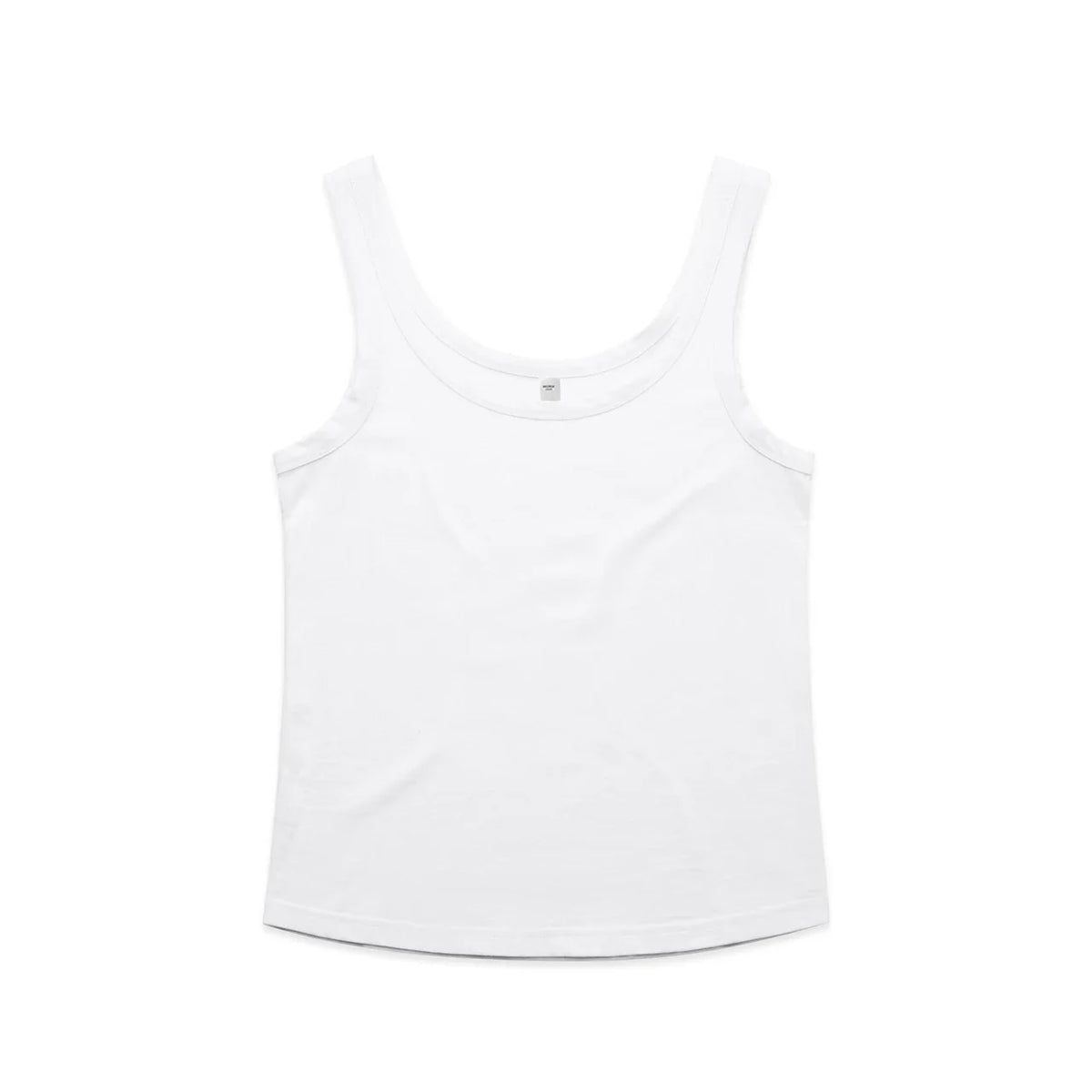 Wo's Soft Singlet 4076S - White - Front